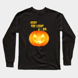 Halloween T-Shirt and more "Keep the Light On" Long Sleeve T-Shirt